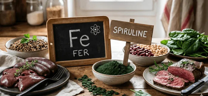 Fer et spiruline : ce qu'il faut savoir