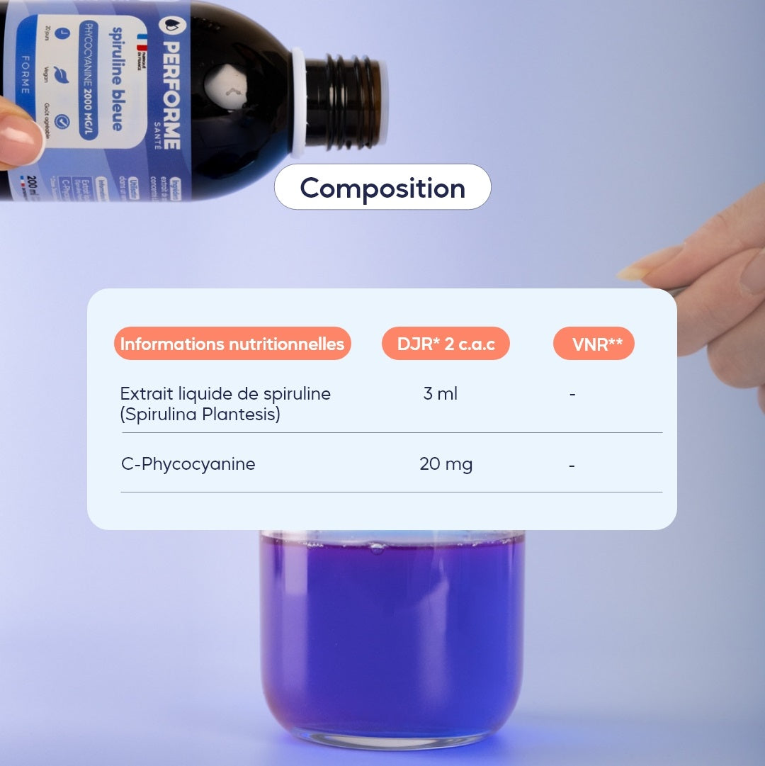 Composition Phycocyanine 2000mg/l