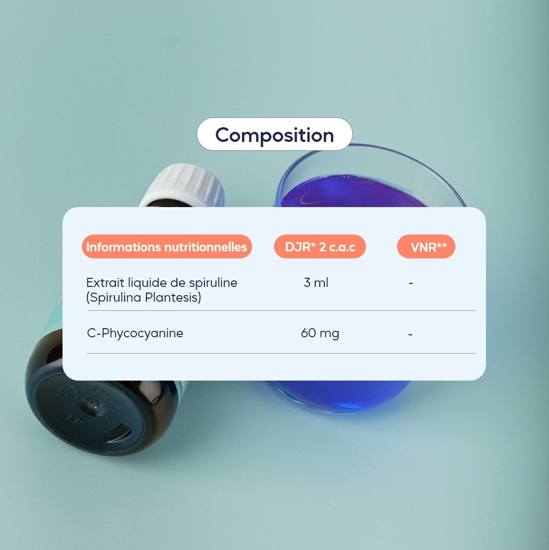 Composition phycocyanine 6000mg/l