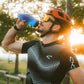 Cyclisme buvant de la phycocyanine