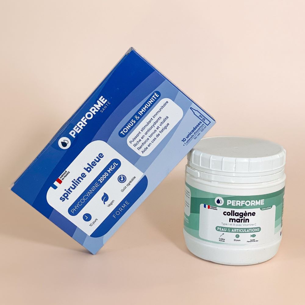 Pack beaute phycocyanine et collagene