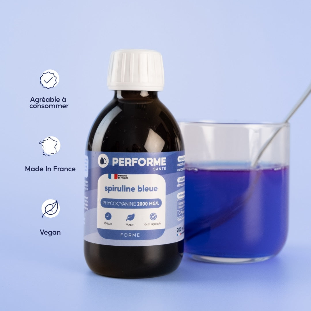 Valeurs phycocyanine 2000mg/l