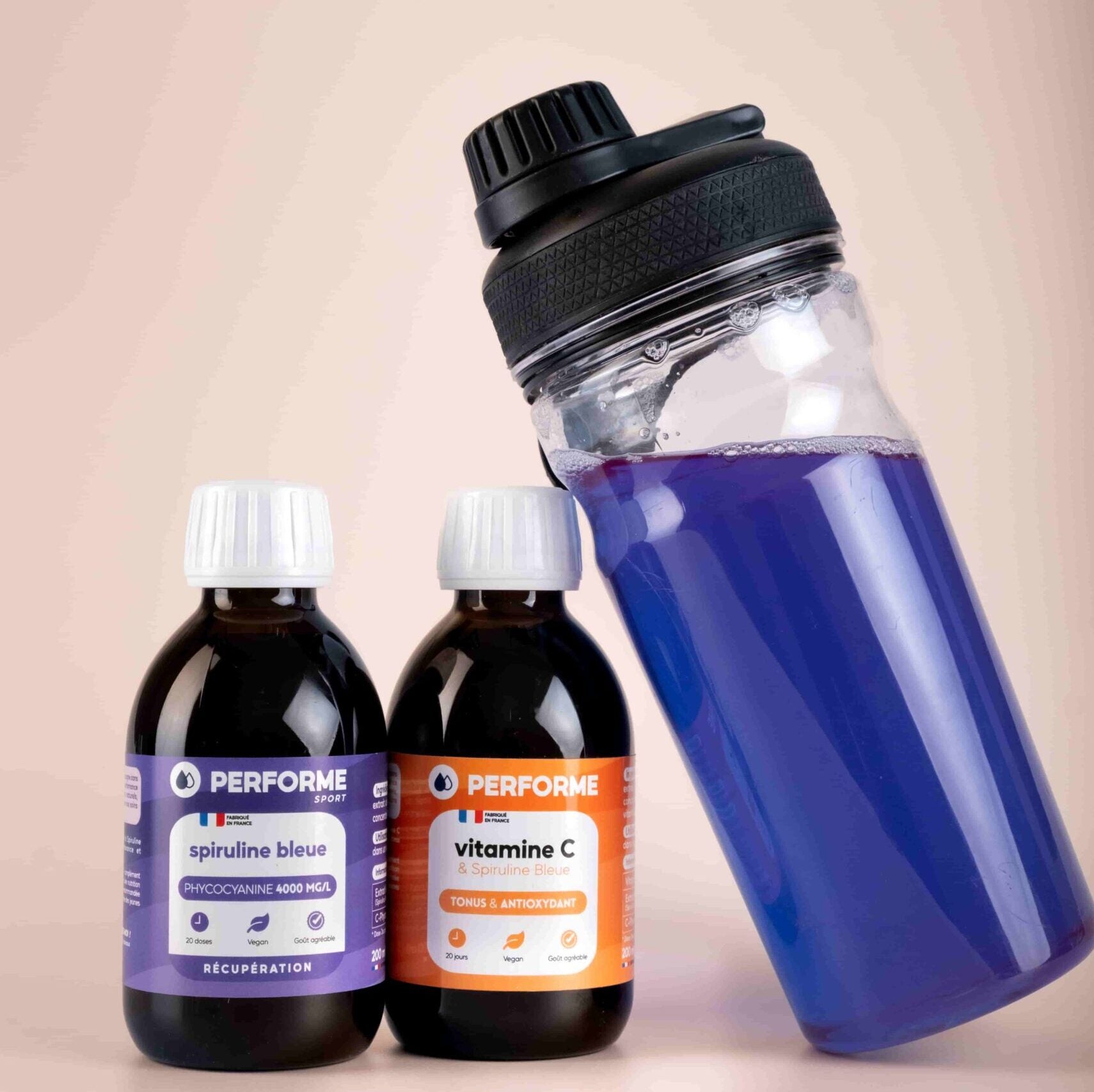 pack sport spiruline bleue et vitamine c