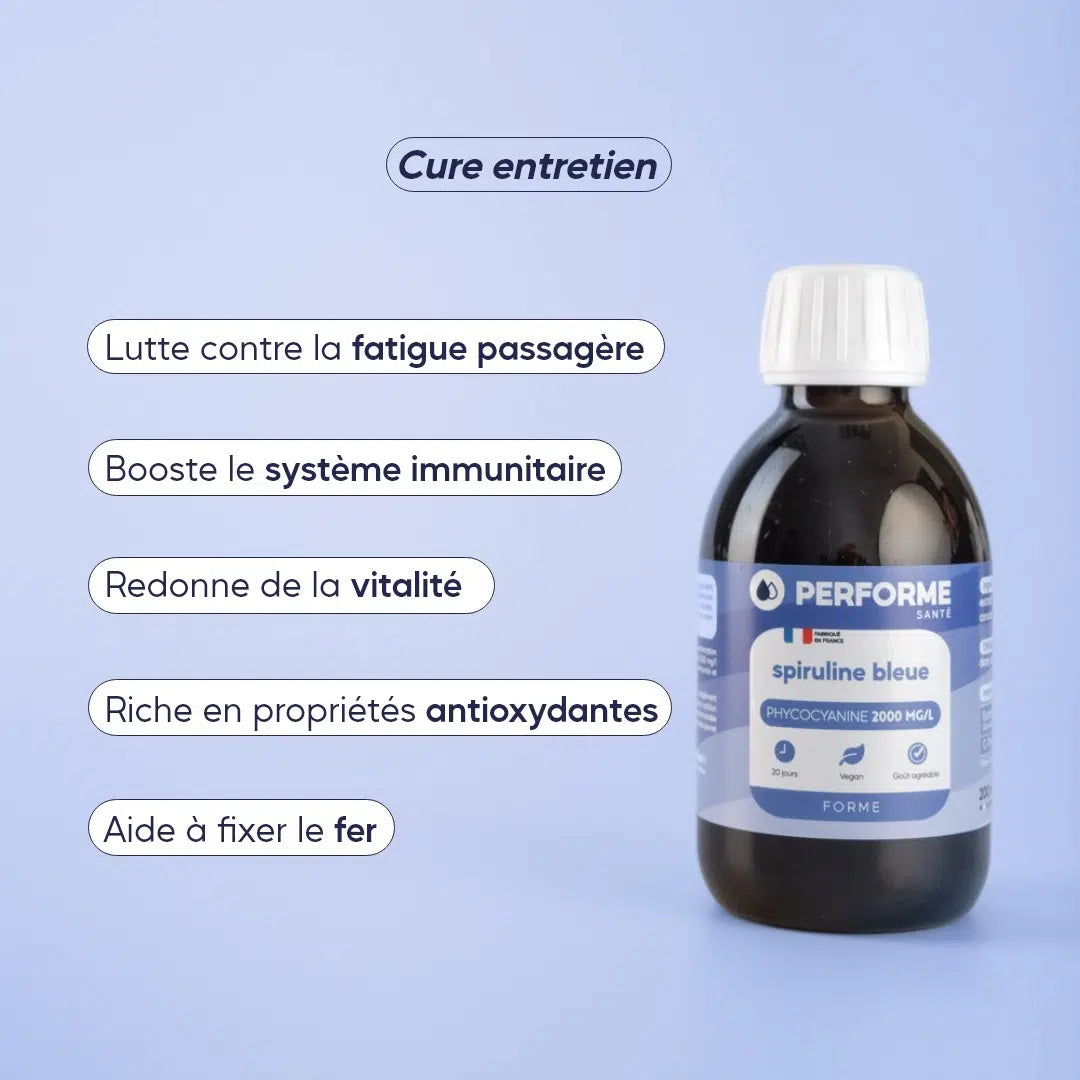 Cure entretien phycocyanine 2000mg/l
