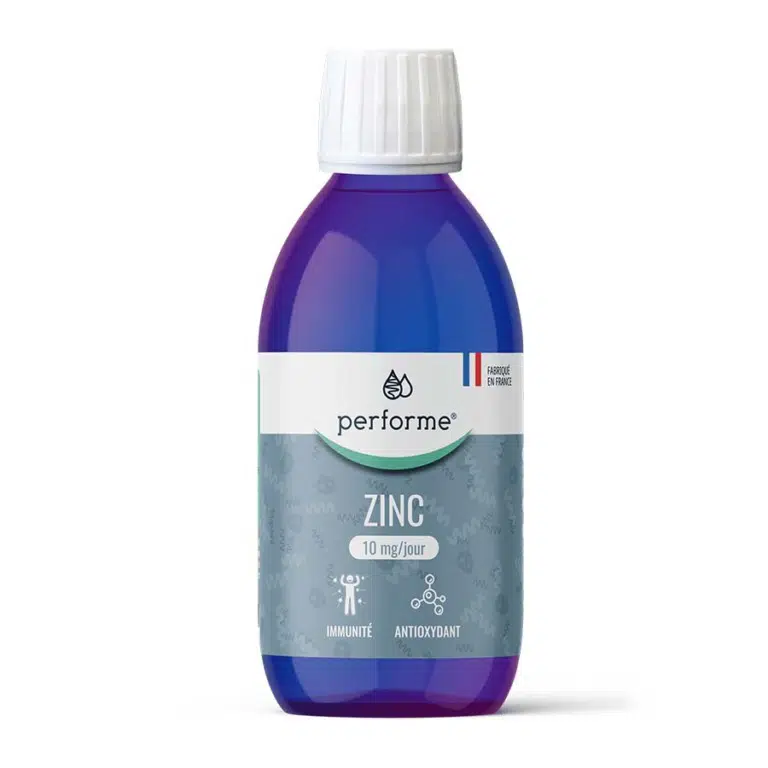 zinc et phycocyanine, liquide, Performe