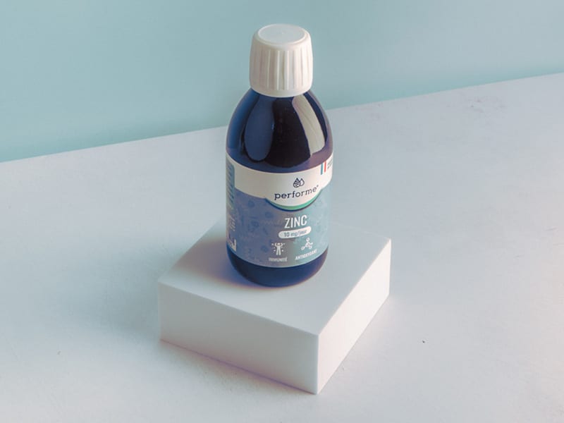 Flacon Performe phycocyanine spiruline bleue zinc