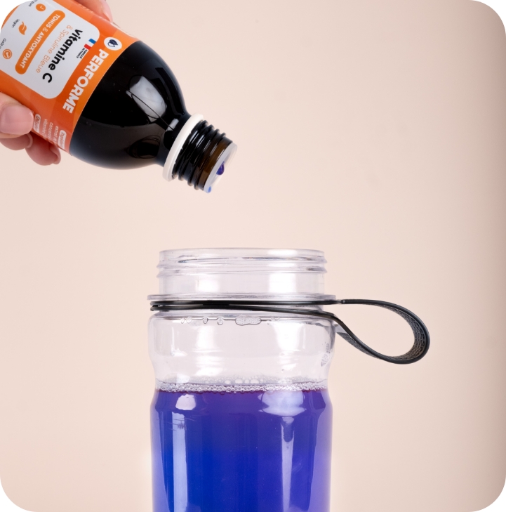 flacon spiruline bleue et vitamine c