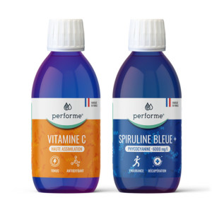 Pack Sport • Vitamine C et Spiruline Bleue+