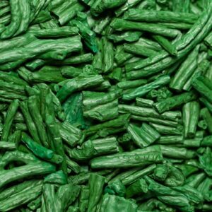 Spiruline en paillettes, forme brute et peu transformée