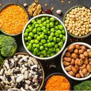alimentaion régimes végans et végétariens, protéines
