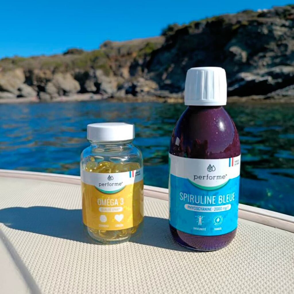 pack omega 3 et phycocyanine - récupération sportive